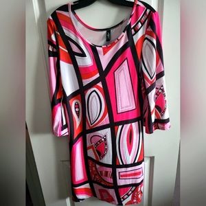 Women's Short Dress - Multicolor